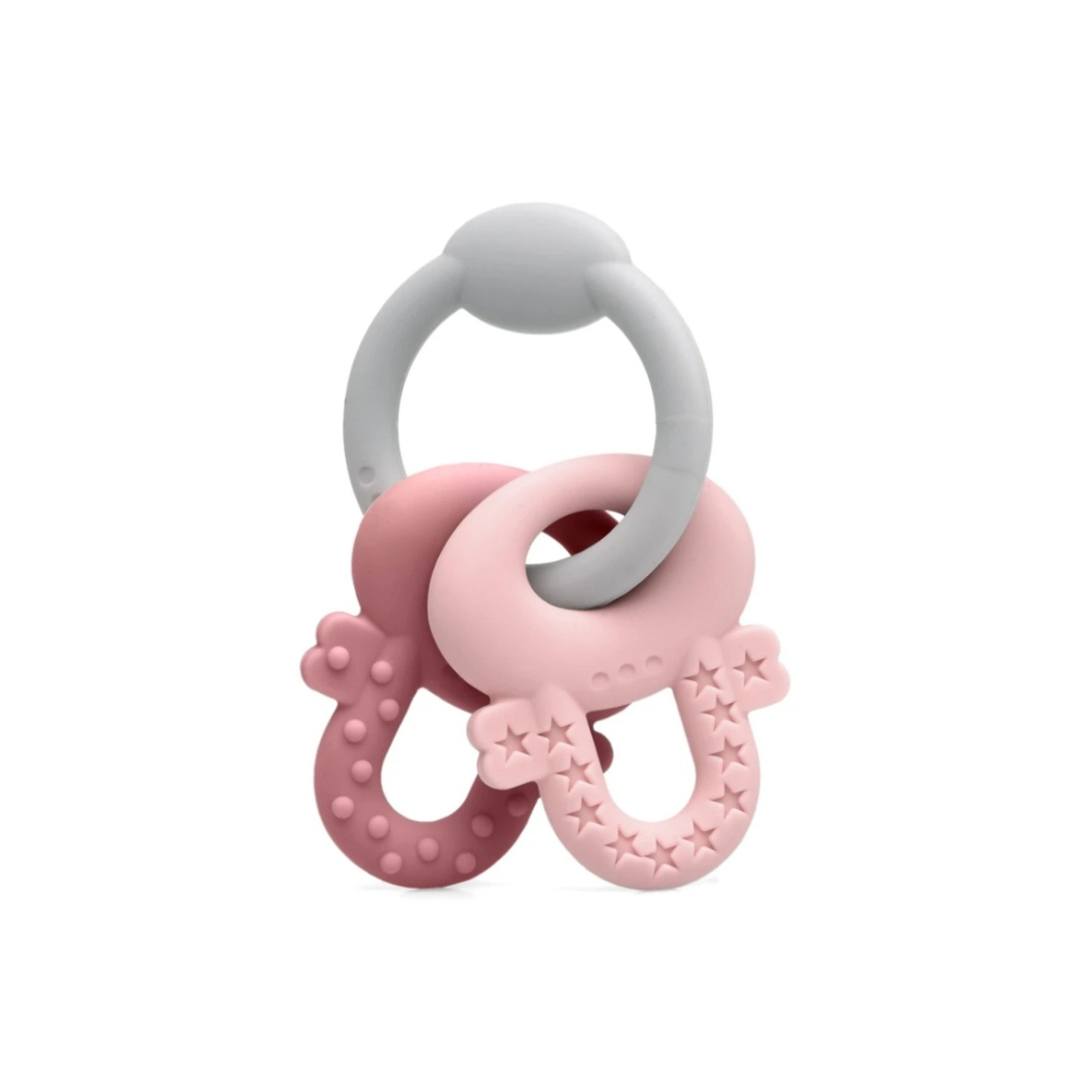 Grizalo Duo Pink – 100% silikonsko grizalo brez BPA in ftalatov