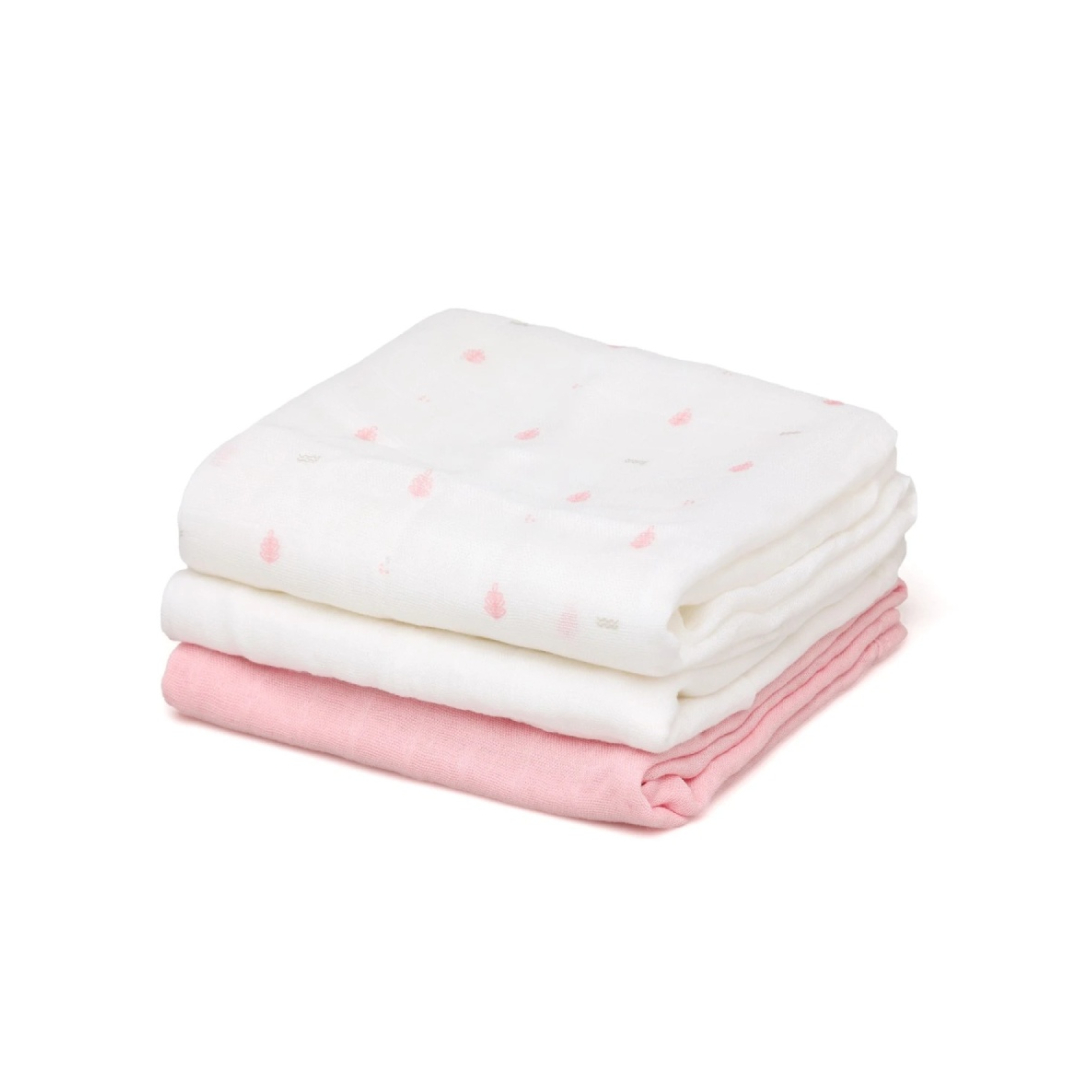 Komplet tetra plenick pink cosy bambus in bombaz darilo ob rojstvu brilli