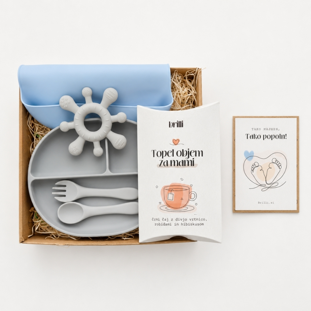 Telegram ob rojstvu v darilni embalaži - Mali gurman